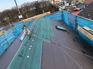 スーパーガルテクトの施工